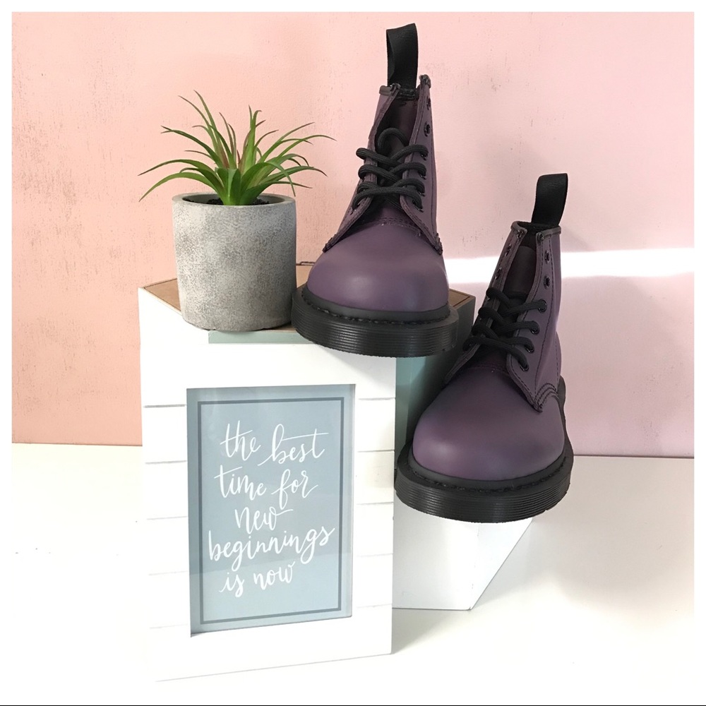 ‼️SOLD‼️Dr. Martens 101 Purple 6-Eye Boots